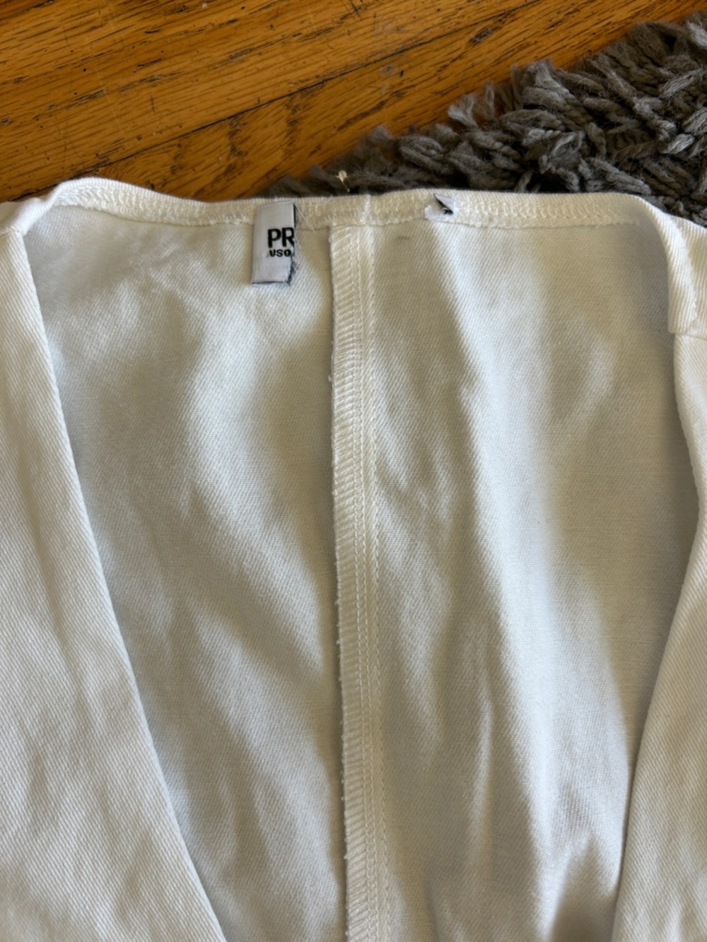 NWOT Princess Polly Damico Romper White Button-Front Size 0 - Picture 4 of 16